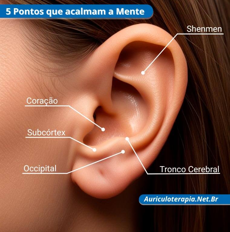 Pontos que acalmam a Mente.