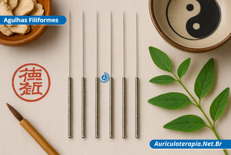 agulhas para auriculoterapia