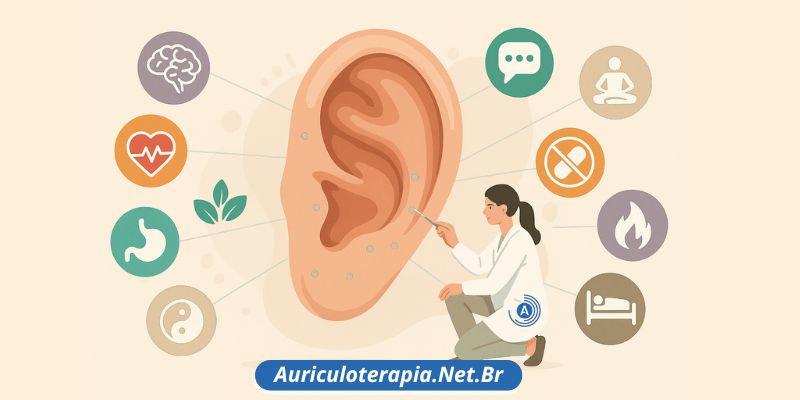 9 Benefícios da Auriculoterapia