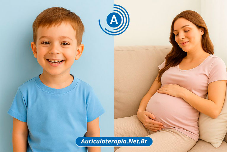 Auriculoterapia para crianças e gestantes