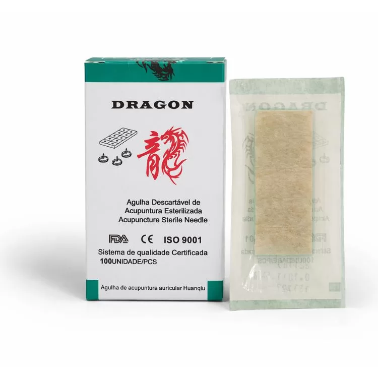 agulha auricular semipermanente Dragon - 1,0mm